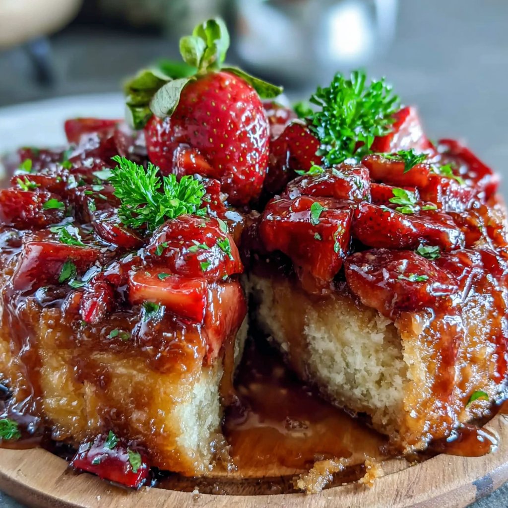 Gourmet Strawberry Tarte Tatin