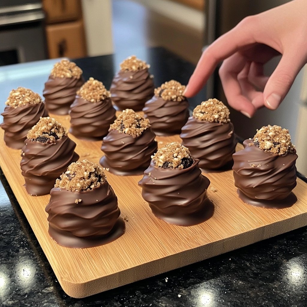 Pinecone Oreo Balls