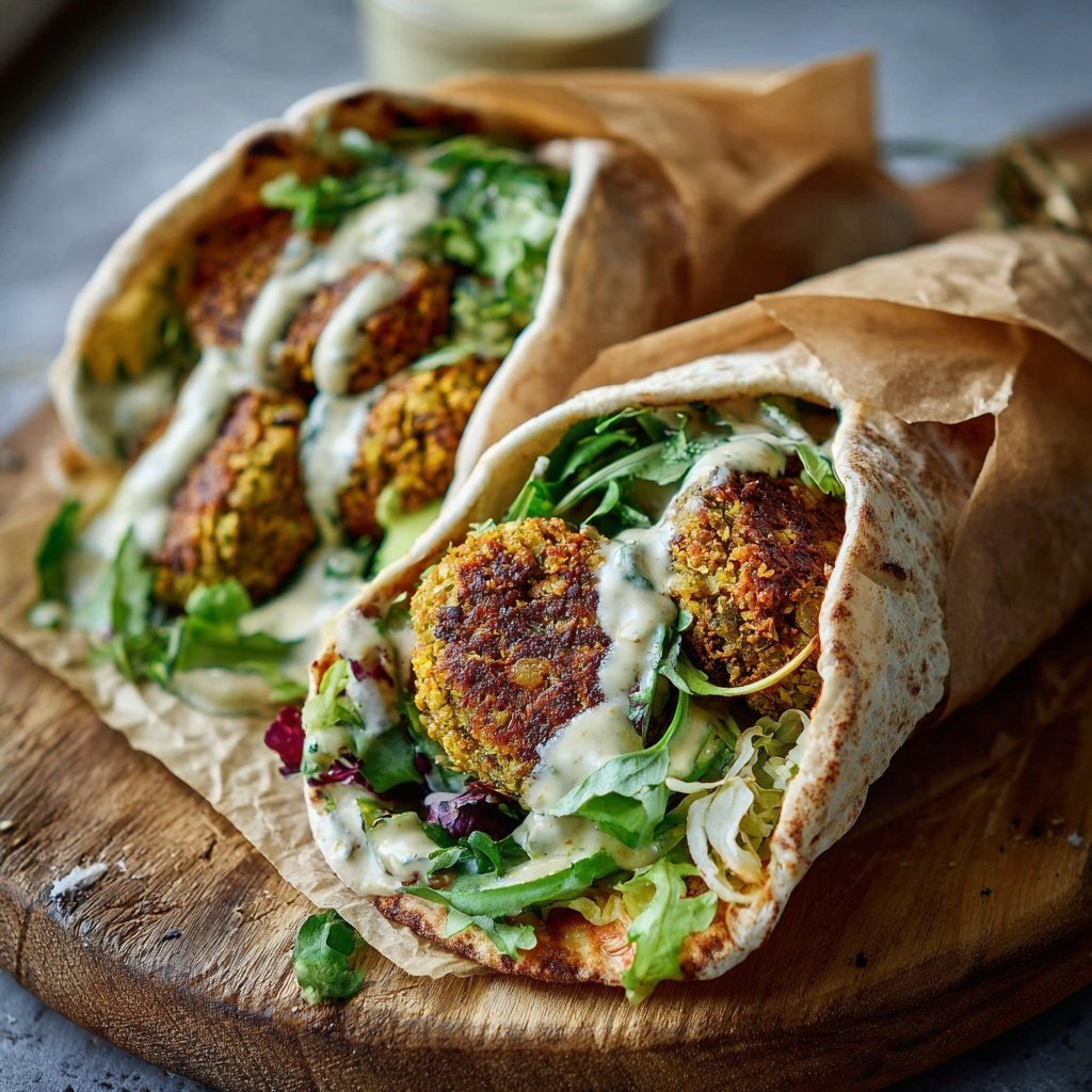 Mediterranean Falafel Wraps