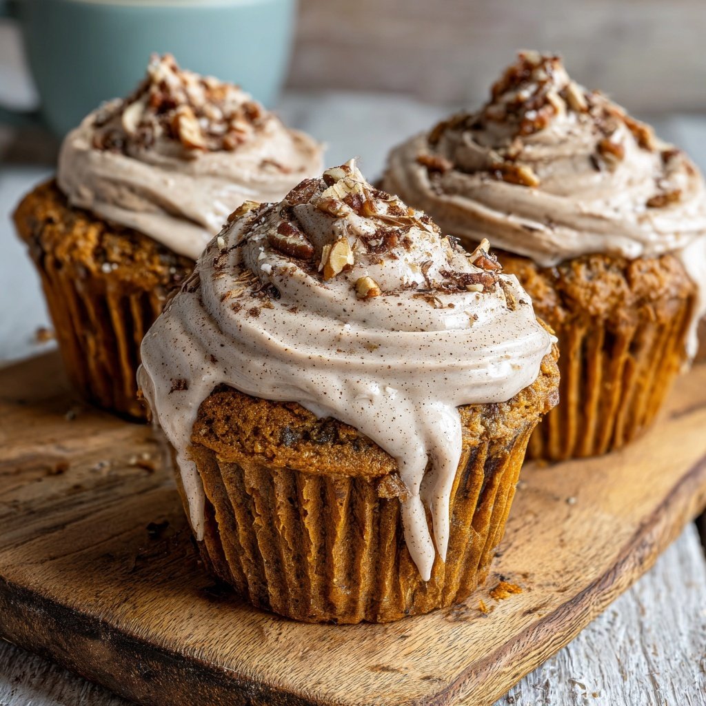 Pumpkin Spice Cupcake Delight