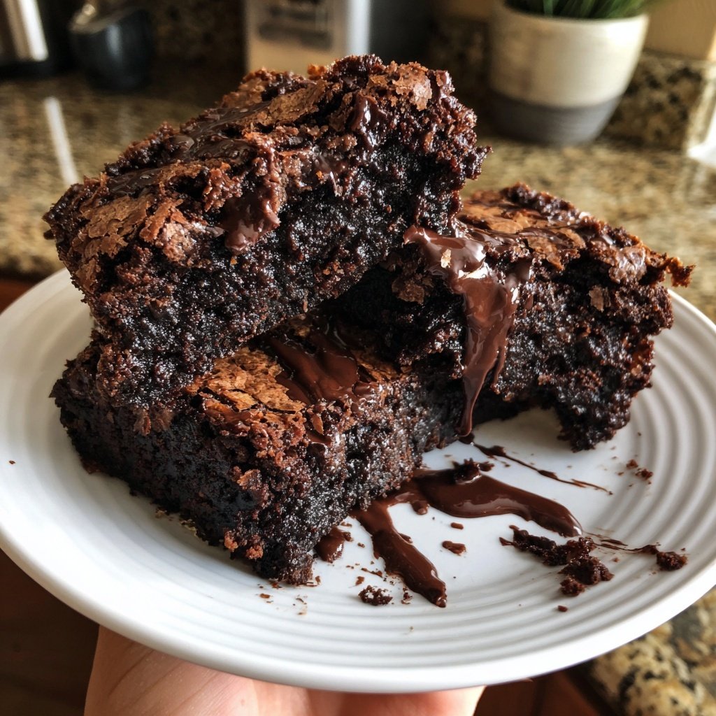 Decadent Cottage Cheese Fudge Brownies
