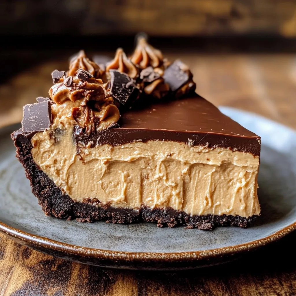Gluten Free Chocolate Peanut Butter Pie