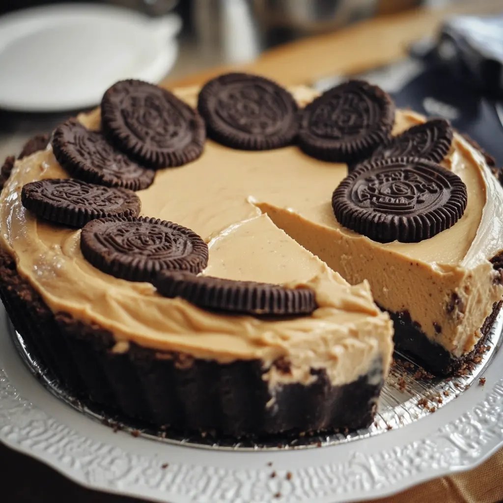 Peanut Butter Pie with Oreo Crust