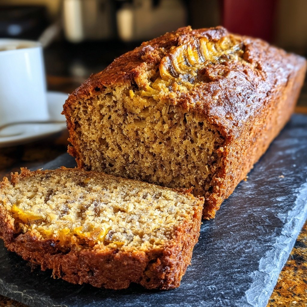 Spiced Banana Oat Bread