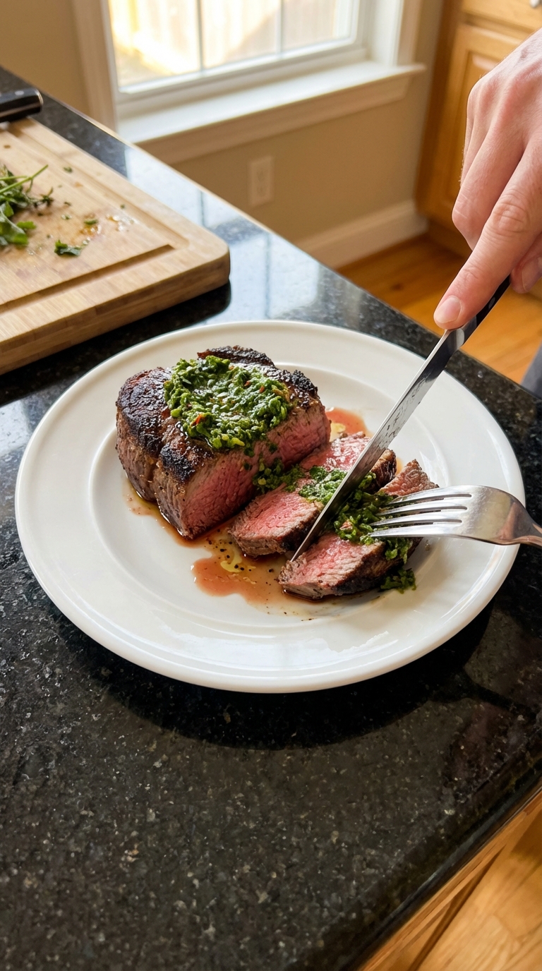 Filet Mignon with Chimichurri