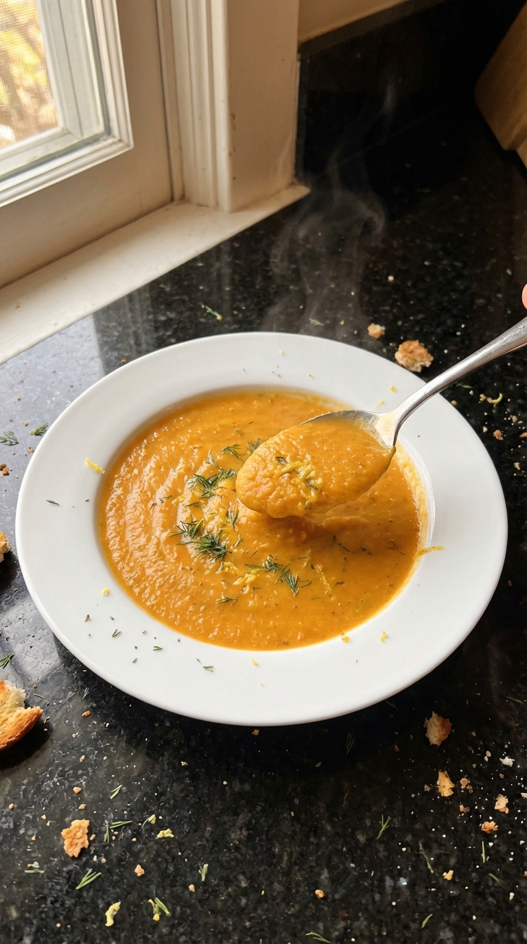 Lemon Dill Carrot Soup