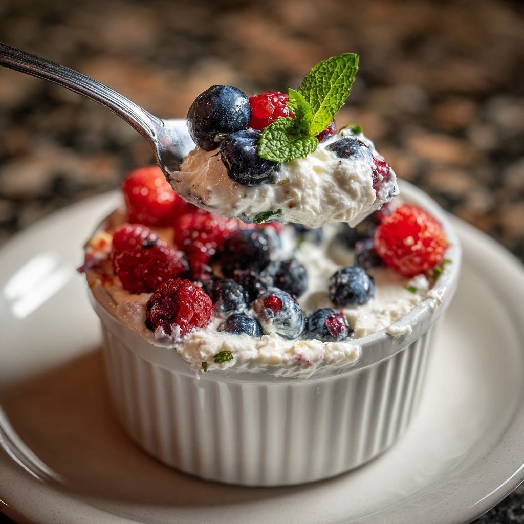 Cottage Cheese Berry Pot