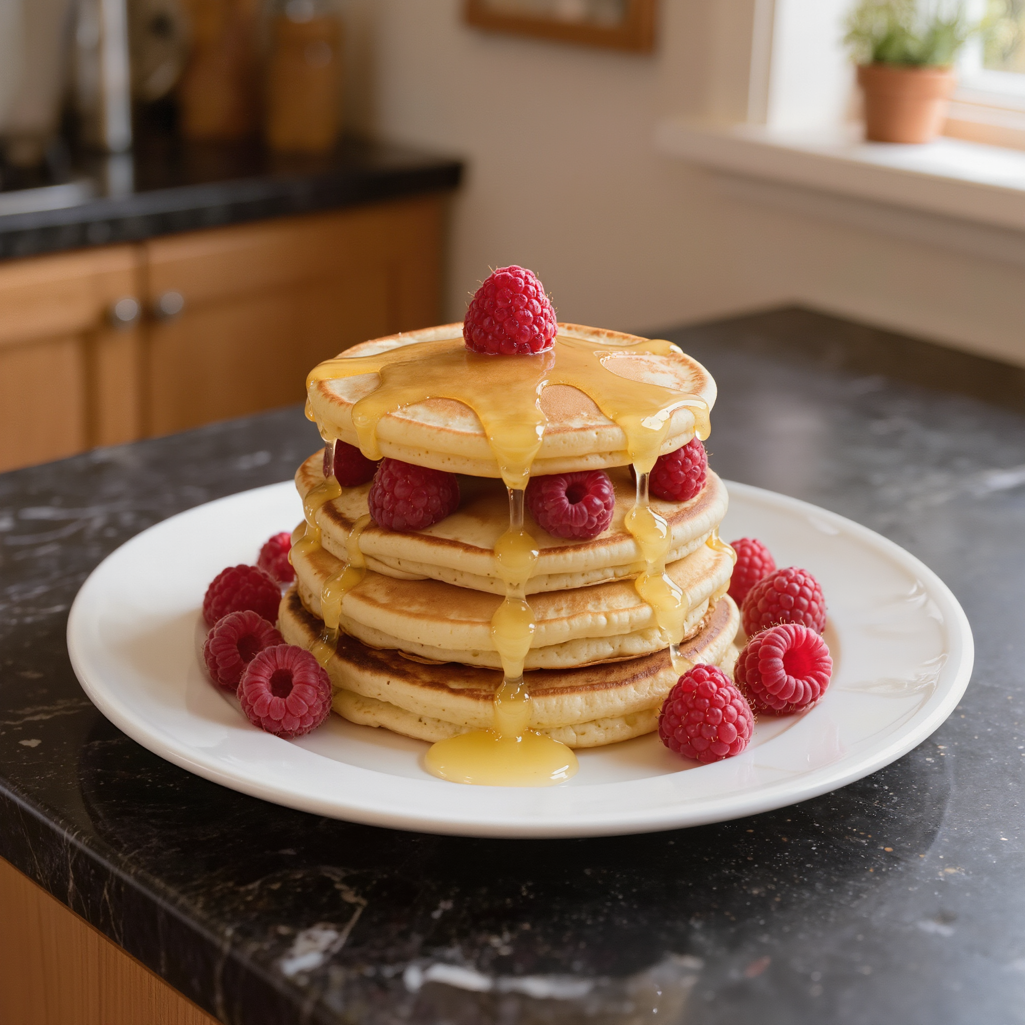 Raspberry Lemon Pancakes