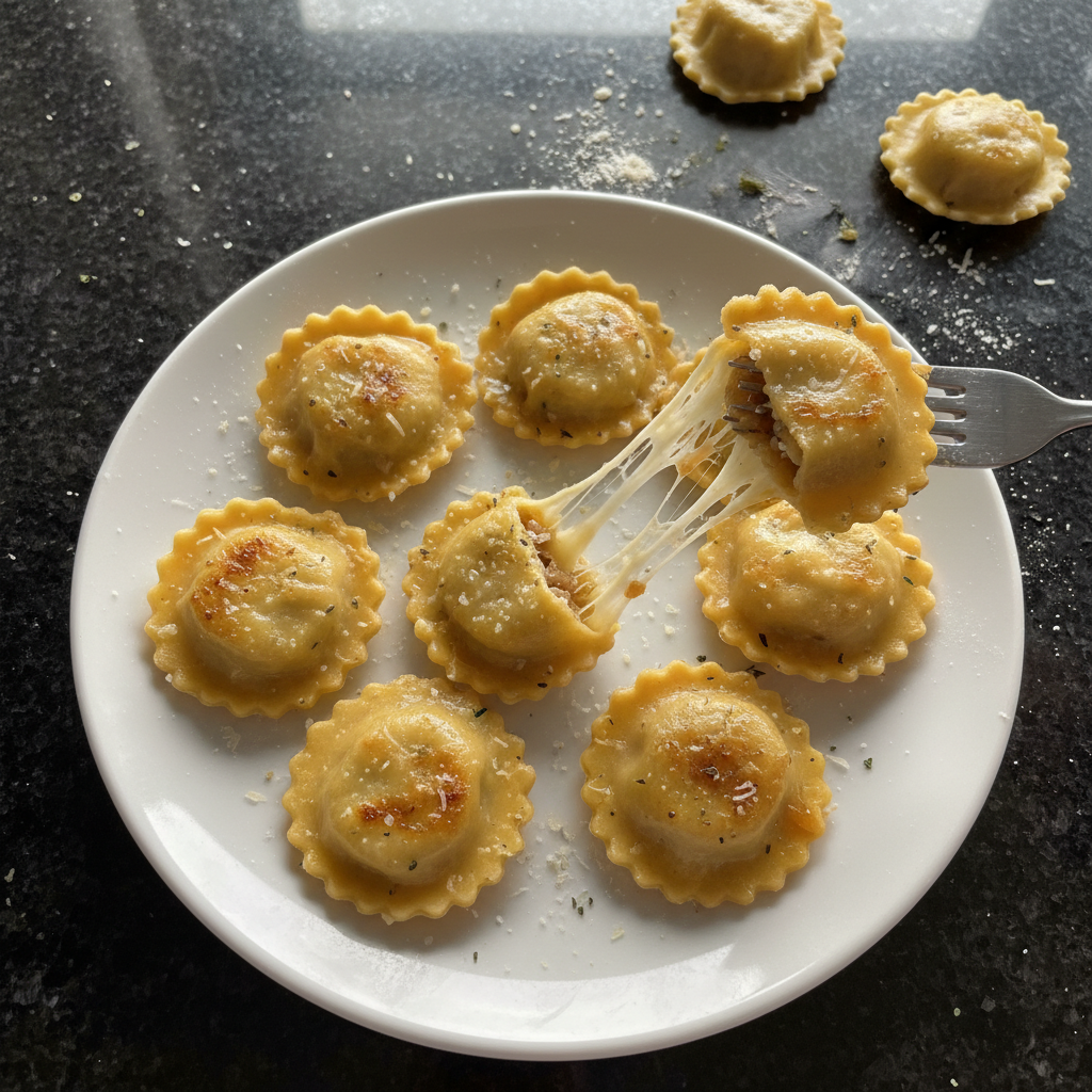 Savory Caramelized Onion Ravioli