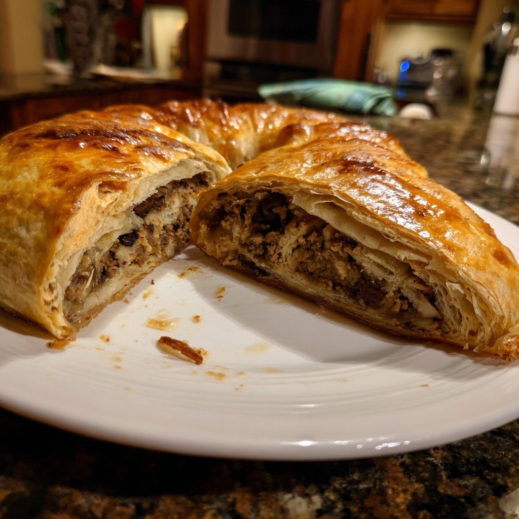 Beef Wellington with Mushroom Duxelles