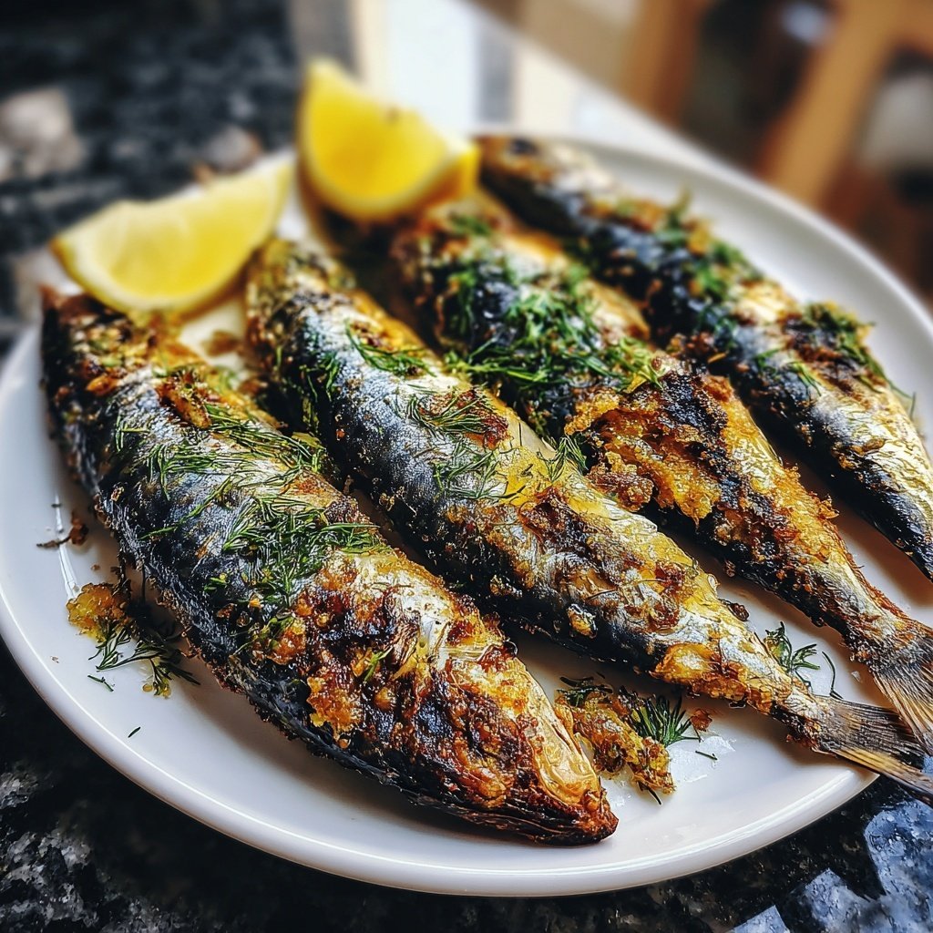 Lemon Dill Roasted Mackerel