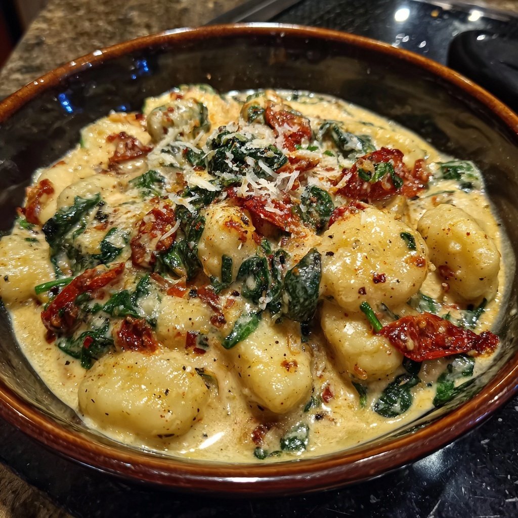 Creamy Tuscan Gnocchi