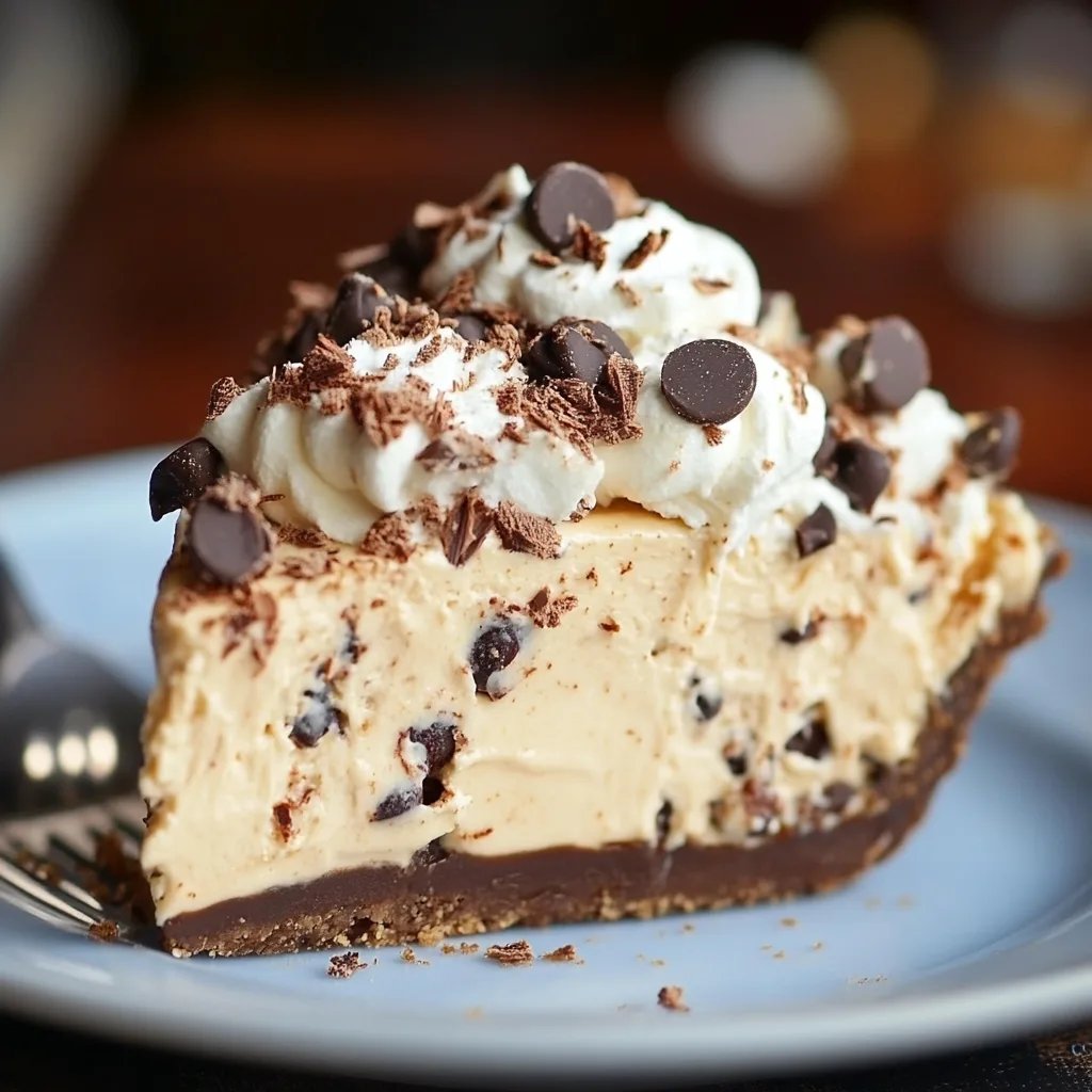 Chocolate Chip Peanut Butter Pie