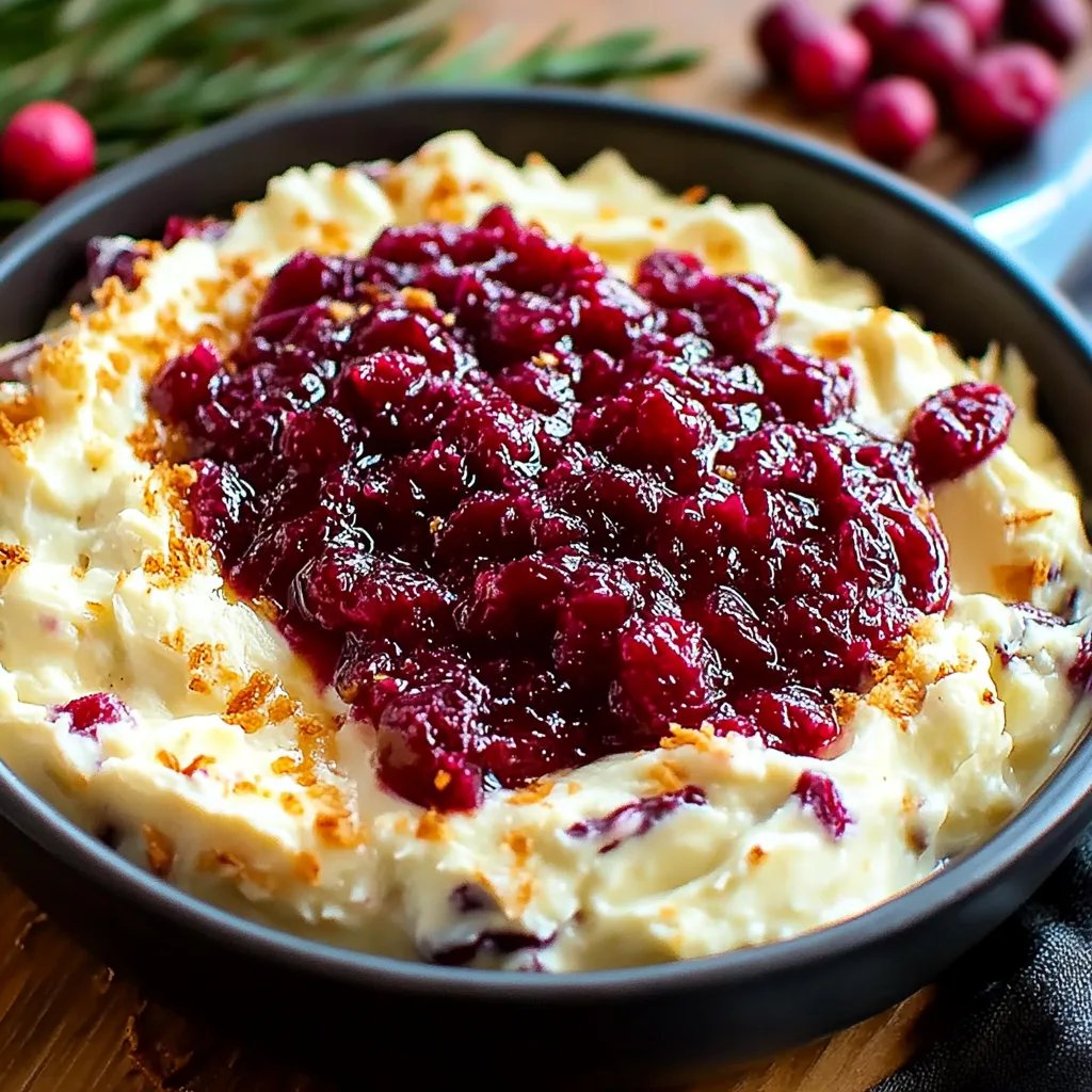 Creamy Cranberry Cream Cheese Dip With Sour Cream