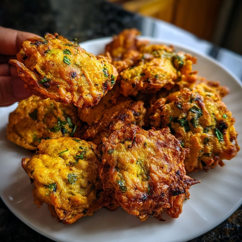 Crispy Veggie Pakoras Snack