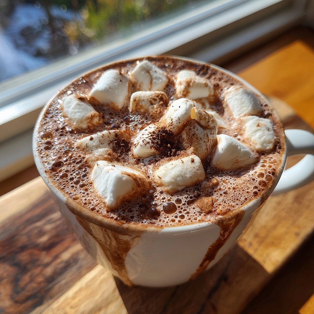 Simple Hot Cocoa Marshmallow Topping