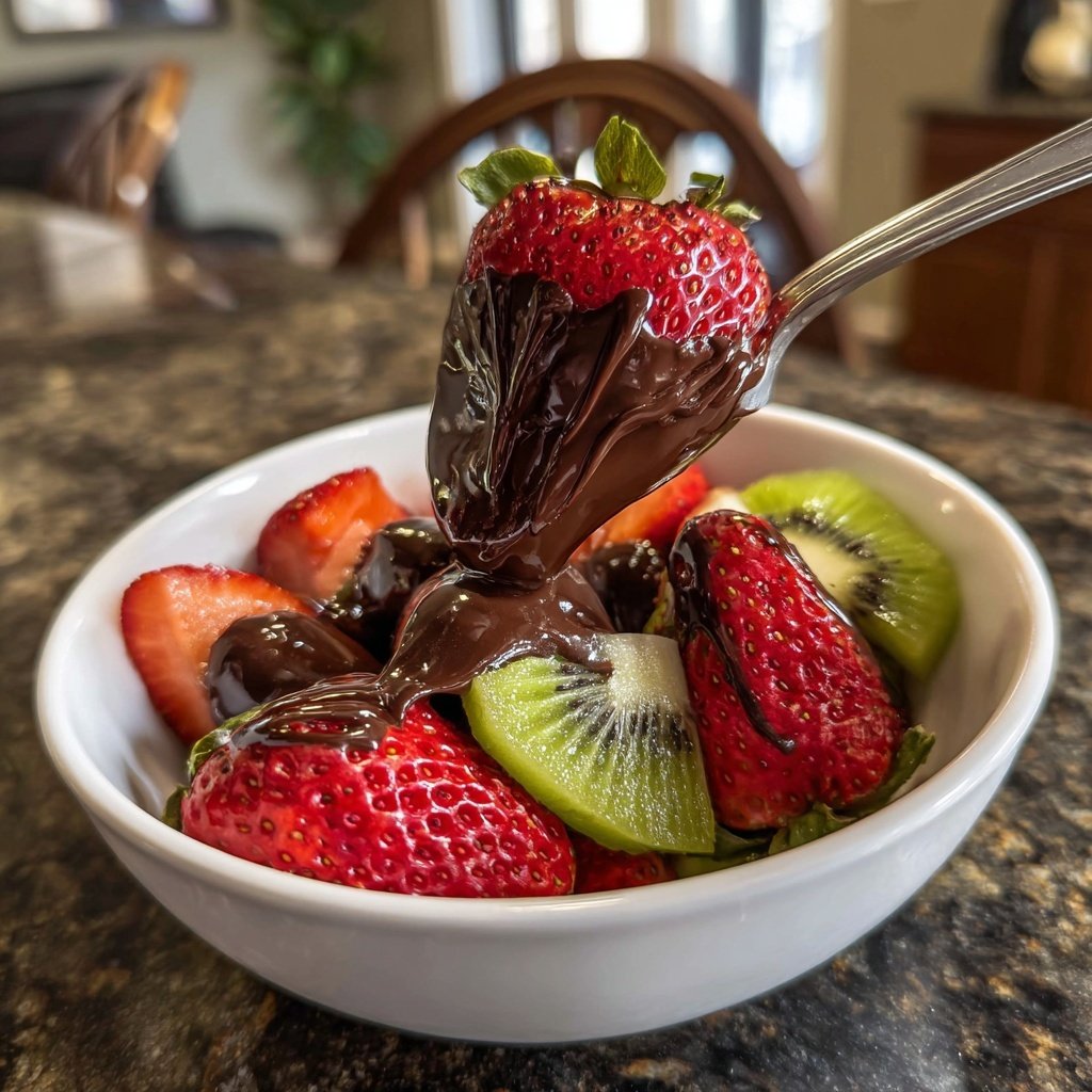 Chocolate-Covered Strawberry Fruit Salad