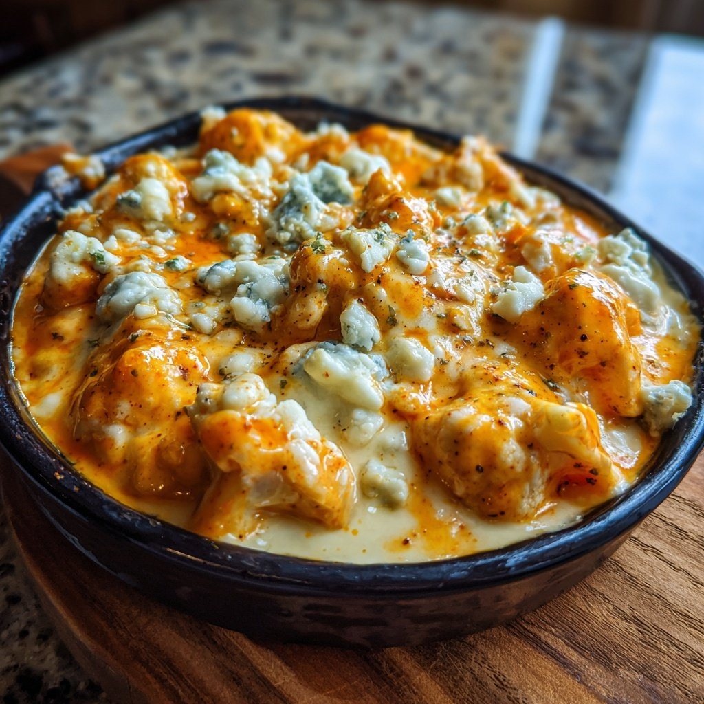 Buffalo Cauliflower Blue Cheese Dip