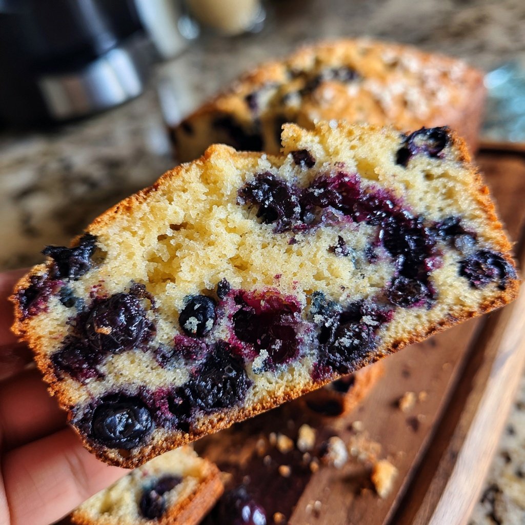 Lemon Blueberry Sourdough with Almond Flour
