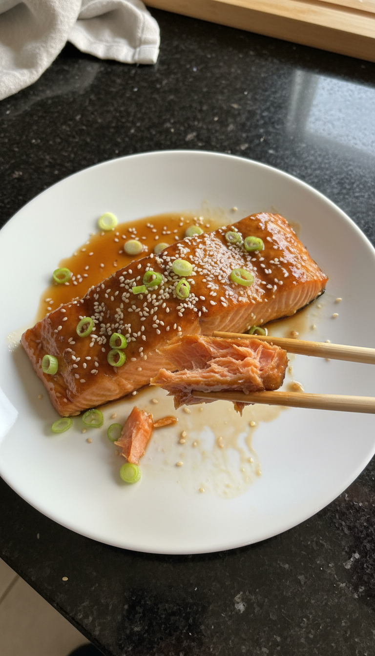 High Protein Teriyaki Salmon