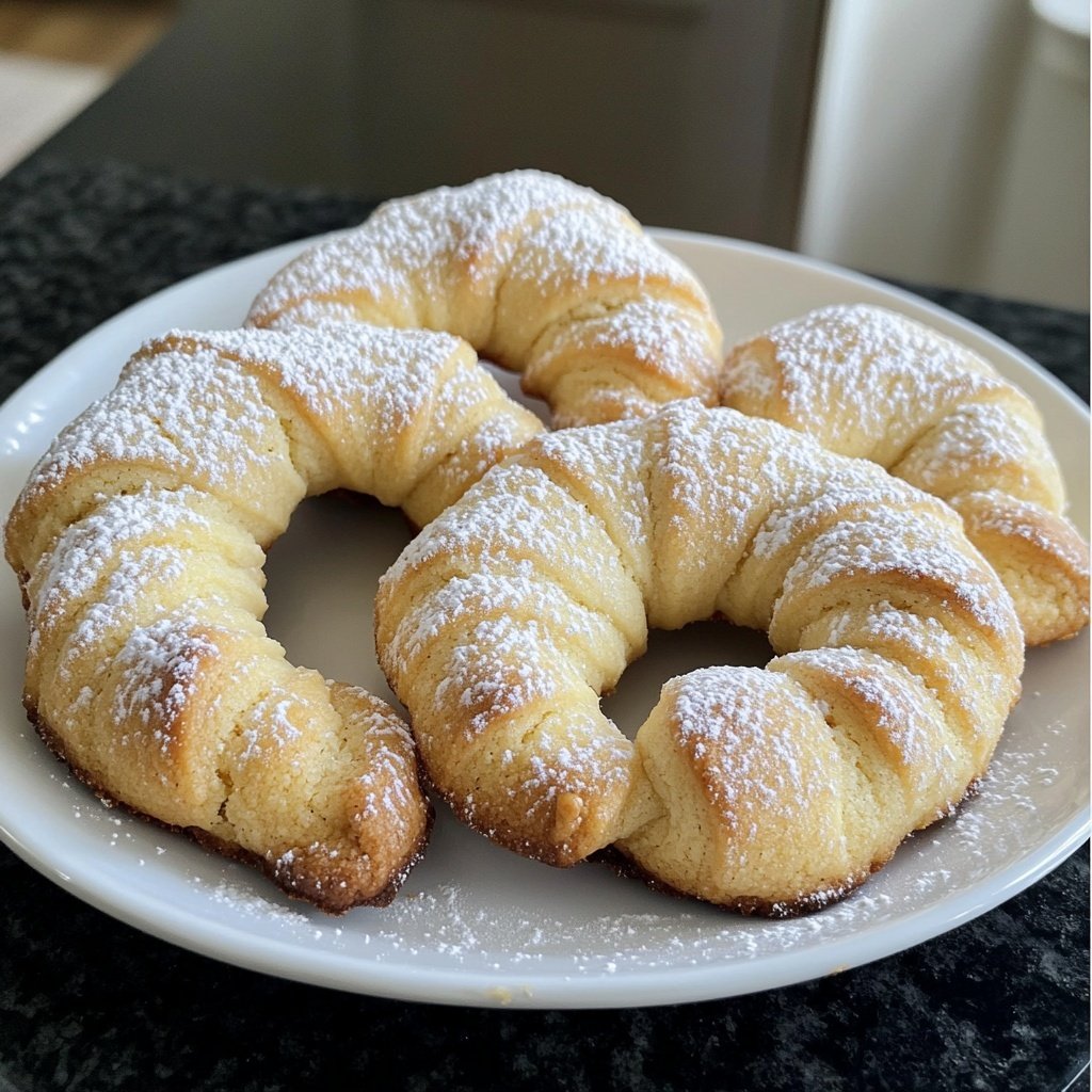 Vanilla Crescent Cookies with Bourbon Vanilla