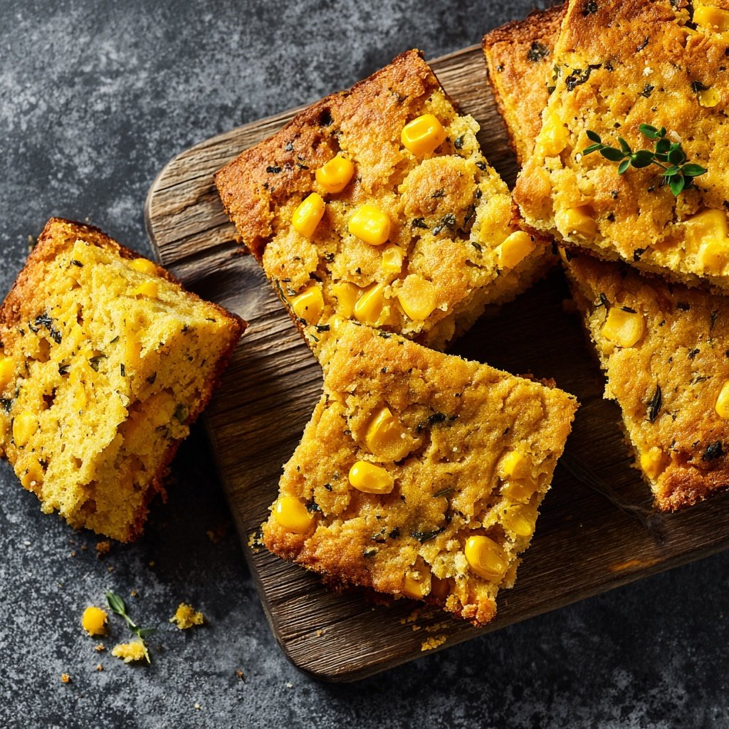 Savory Banana Cornbread