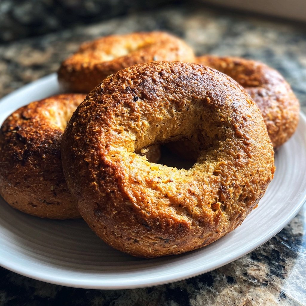 Protein Bagels with Whole Wheat Flour